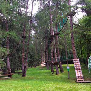 Flying park - percorso avventura - percorso rosso - Val di Sole