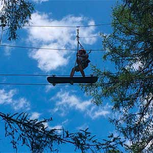 Flying park - percorso avventura - percorso rosso - Val di Sole
