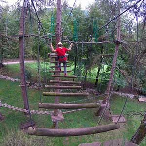 Flying park - percorso avventura - percorso rosso - Val di Sole